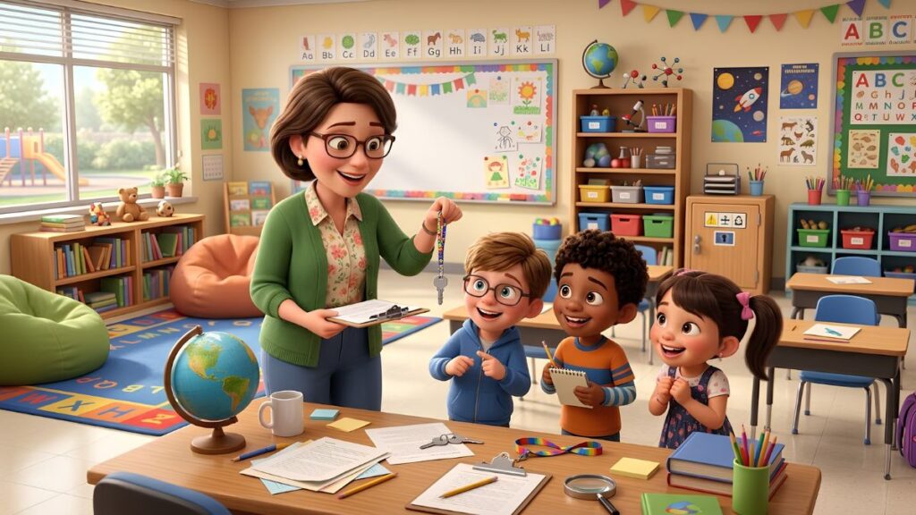 The Mystery of the Missing Classroom Key classica.fm August 16, 2026 Sumit Short Detective Stories for Kids