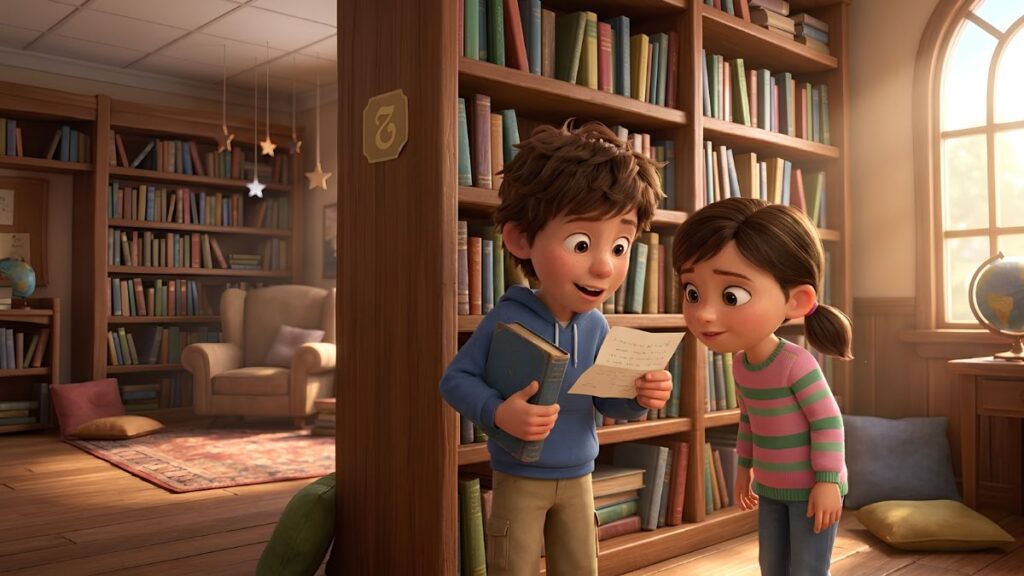 The Secret Note in the Library Book classica.fm August 16, 2026 Sumit Short Detective Stories for Kids