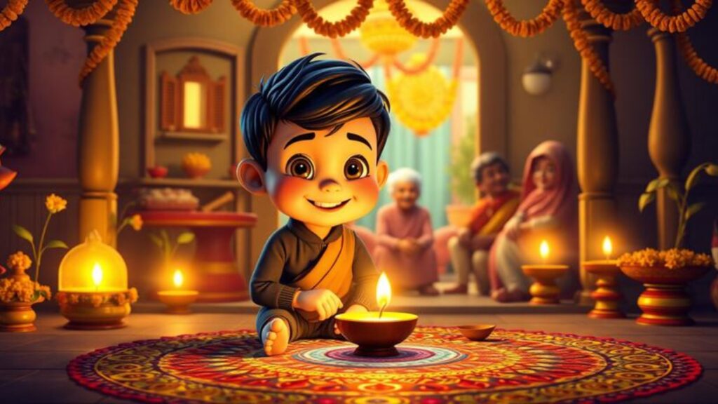 Chintu and the Tiny Diya