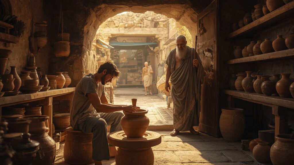 Hermes and the Honest Potter