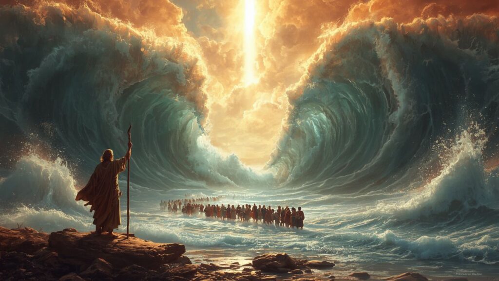 Moses Parts the Red Sea