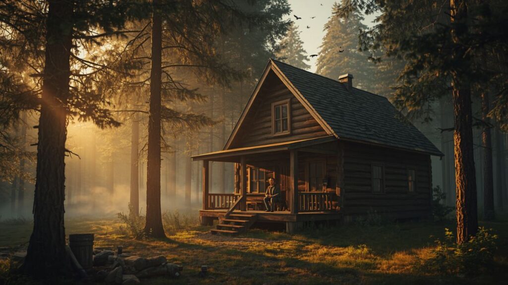 The Cabin in the Pine Forest