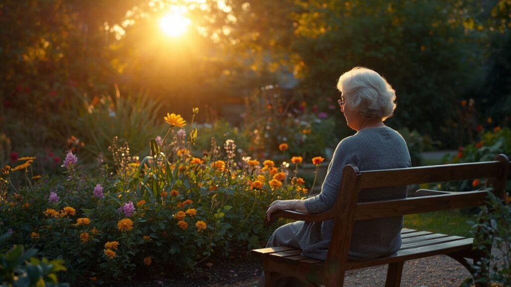 The Garden at Sunset