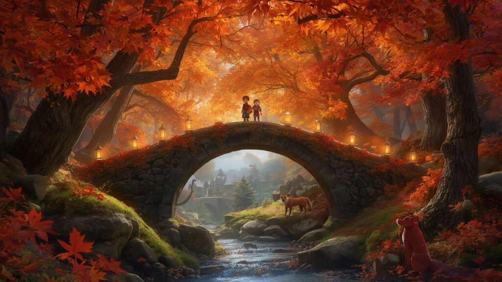 The Hidden Bridge Beneath the Autumn Leaves