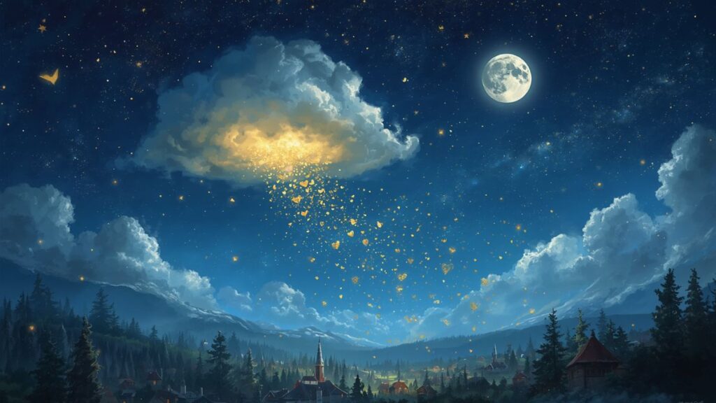 The Little Cloud That Saved Every Goodnight Kiss