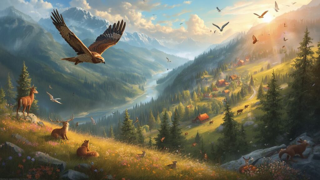 The Little Hawk's Gift of Gratitude