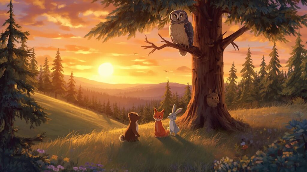 The Owl Who Shared His Wisdom