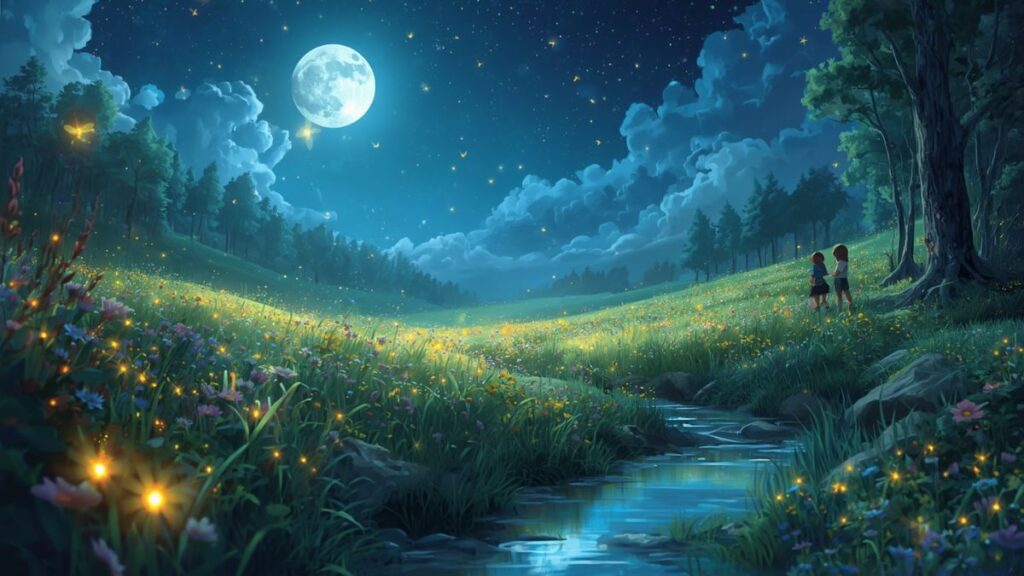 The Sparrow and the Sleeping Moon