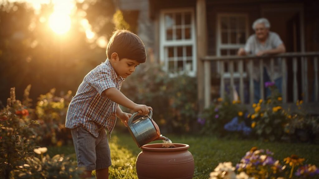 The Boy Who Watered the Empty Pot