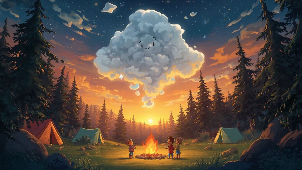The Cloud That Came Camping Every Summer