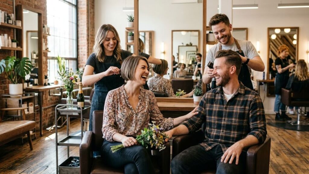 The Couple Who Got Their First Haircuts Together