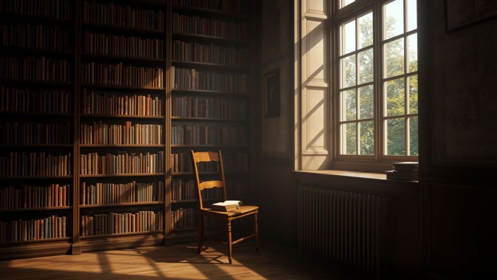 The Empty Chair in the Library