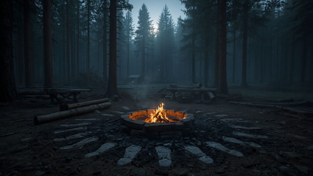 The Footsteps That Never Crossed the Fire