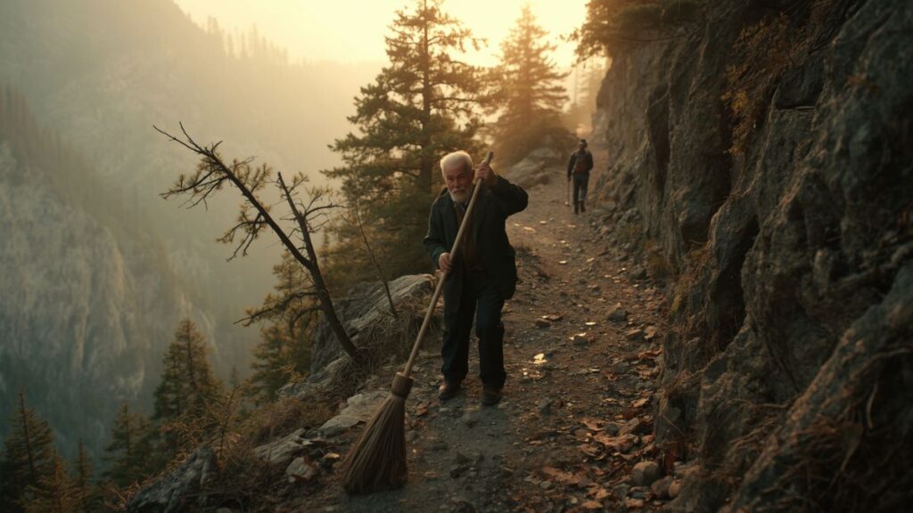 The Mountain Path Sweeper