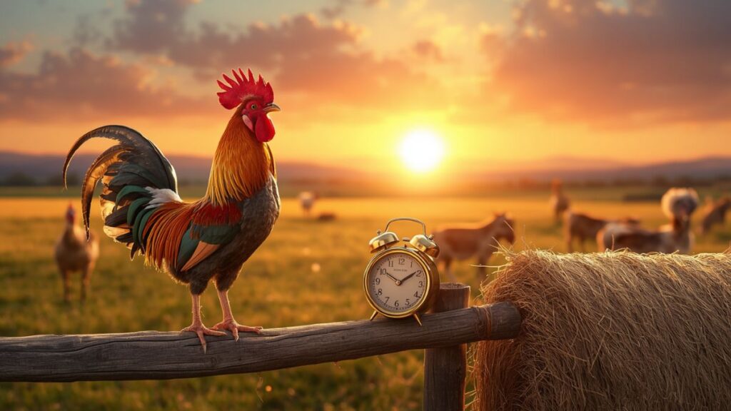 The Rooster Who Set His Alarm Late