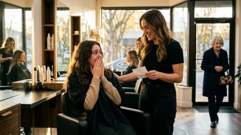 The Stranger Who Paid for Her Haircut