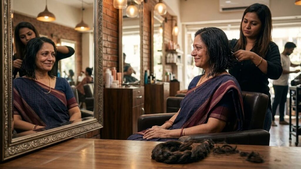 The Teacher Who Finally Cut Her Hair Short After 15 Years