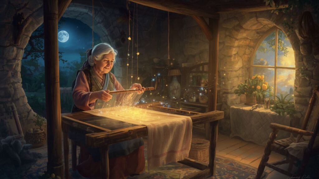 The Weaver Who Stitched Stars Into a Blanket of Love