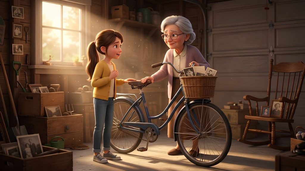 Grandma s Blue Bicycle classica.fm August 26, 2026 Sumit Stories About Sacrifice for Children
