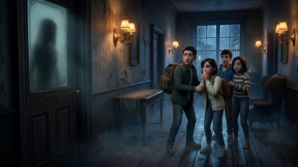 The Knock From Room 309 classica.fm August 22, 2026 Sumit Scary Stories to Tell Your Friends