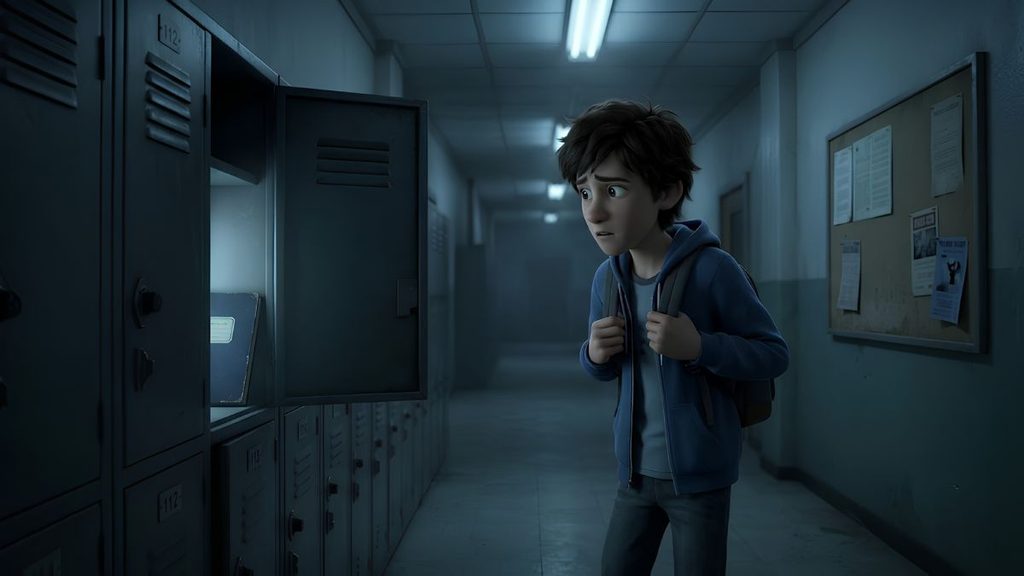The Locker That Opened by Itself classica.fm August 20, 2026 Sumit Scary Stories to Tell Your Friends at School
