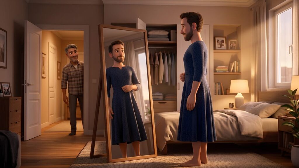 The Man in the Blue Dress classica.fm August 20, 2026 Sumit Crossdressing Stories