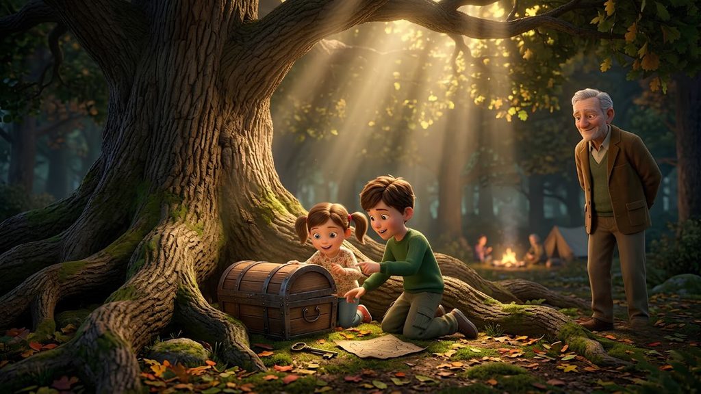 The Treasure Beneath the Old Oak Tree classica.fm August 24, 2026 Sumit Campfire Stories for Kids Not Scary