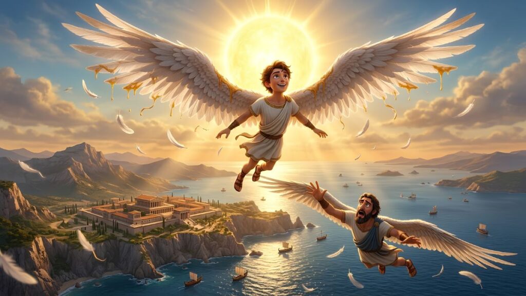 Greek Mythology Stories With Moral Lessons 3 The Wings of Icarus Classica FM classica.fm The Wings of Icarus classica.fm August 19, 2026 Sumit Greek Mythology Stories With Moral Lessons